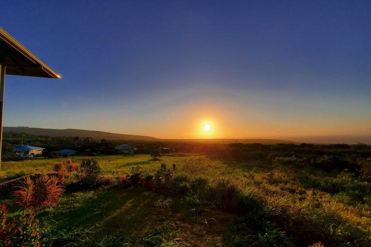 The Aloha Green House Retreat With Ocean Views! Naalehu Exteriör bild