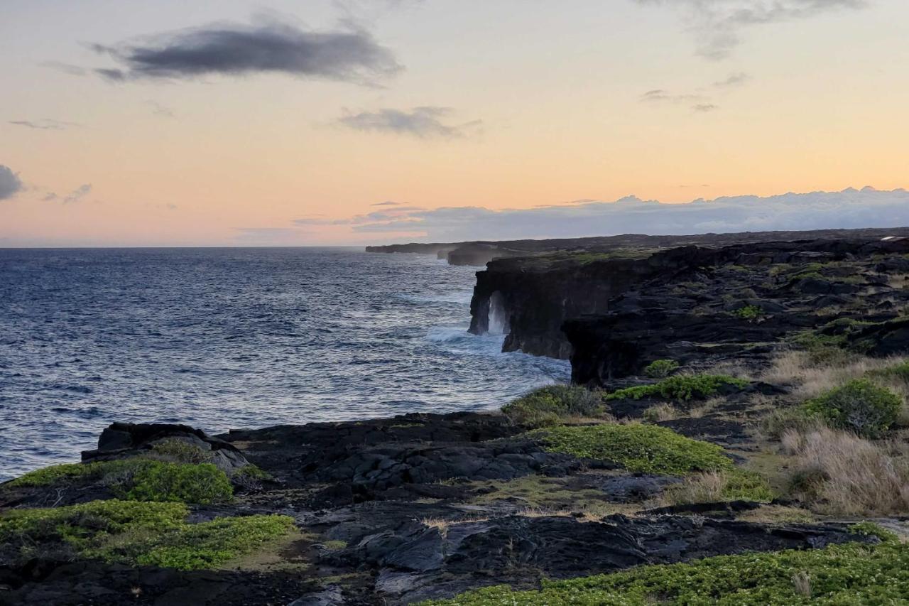 The Aloha Green House Retreat With Ocean Views! Naalehu Exteriör bild